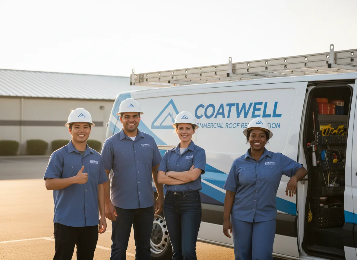 Commercial roof coating company in Burbank, WA